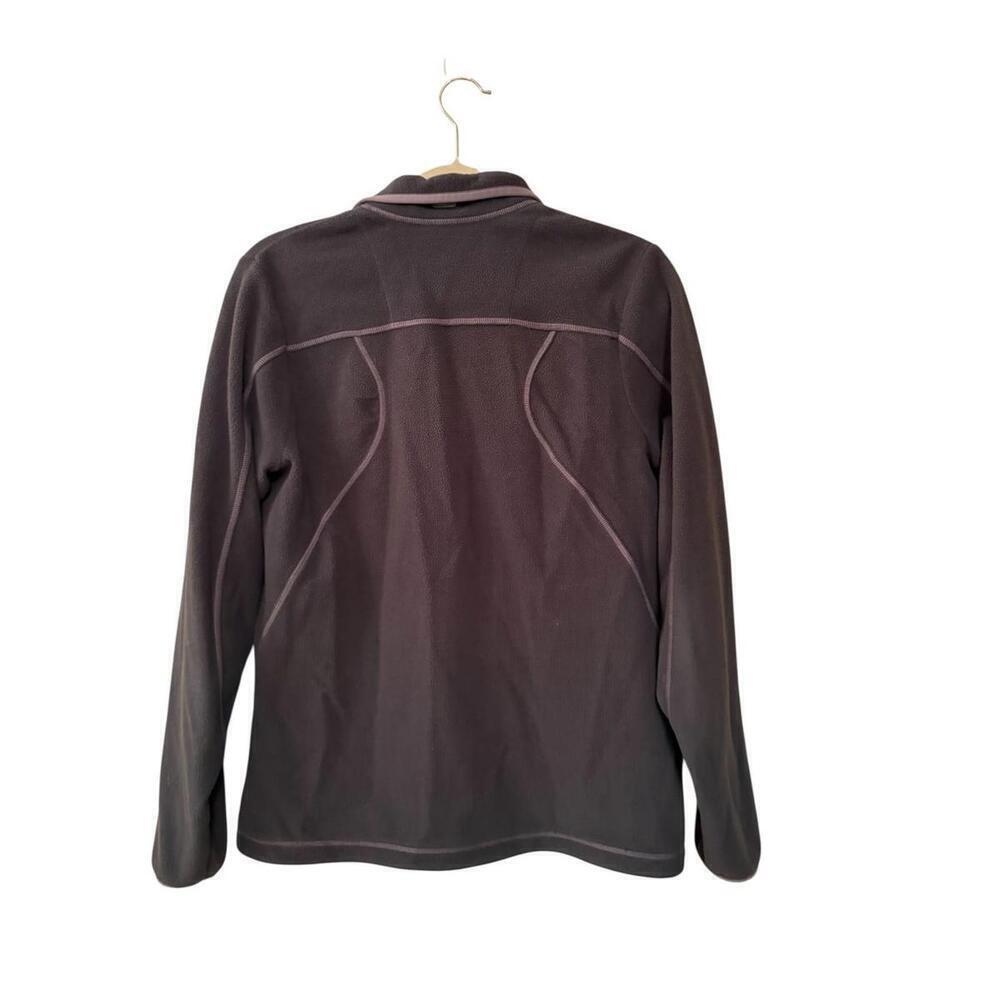 Antigua Forest Green Full Zip Fleece Jacket Sz. M - Picture 2 of 4